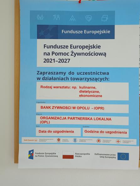 Fundusze Europejskie na Pomoc Żywnościową 2021-2027 Podprogram 2023