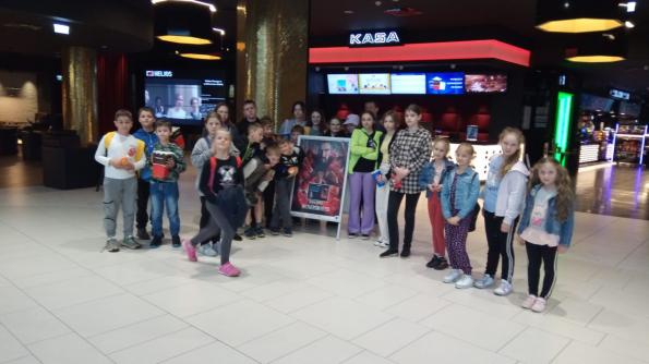 Wyjazd do kina w ramach projektu Bliżej rodziny i dziecka