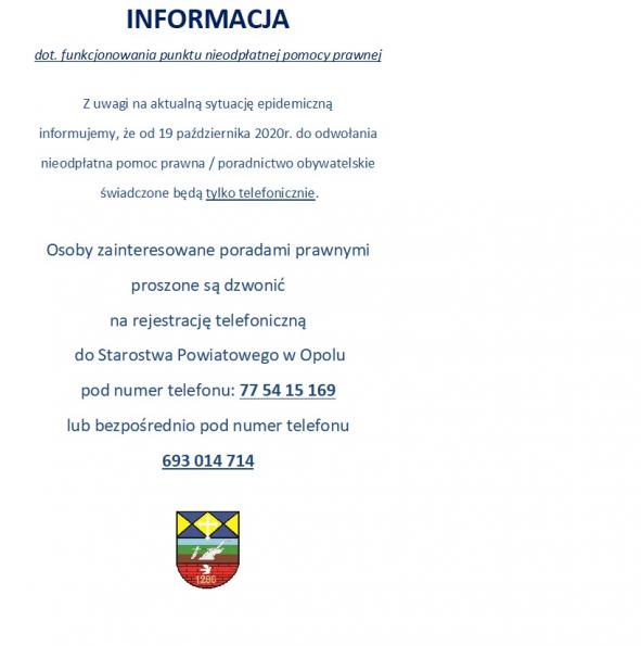 Uwaga zmiana! Zdalna pomoc prawna!